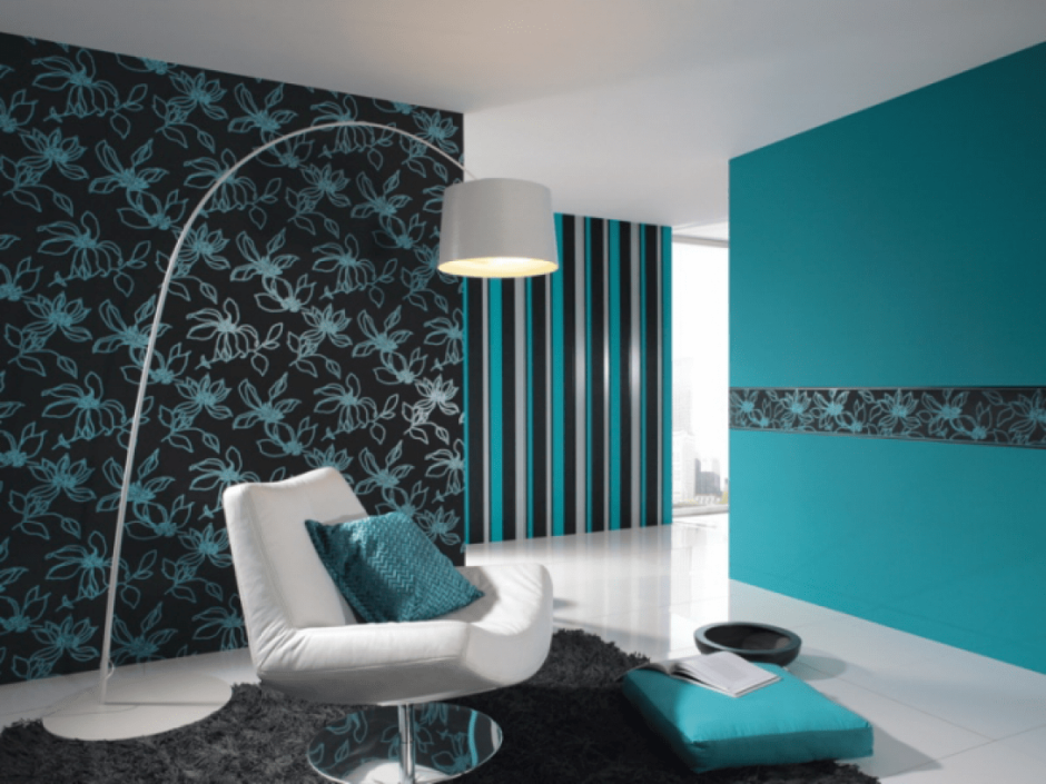 Обои комбинированные в комнату