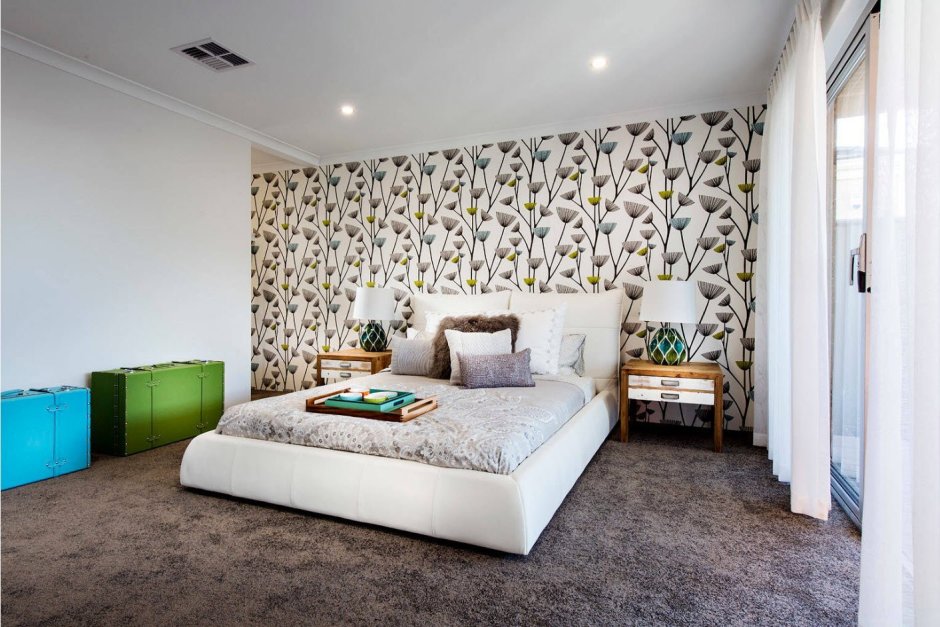 Комната с акцентной стеной