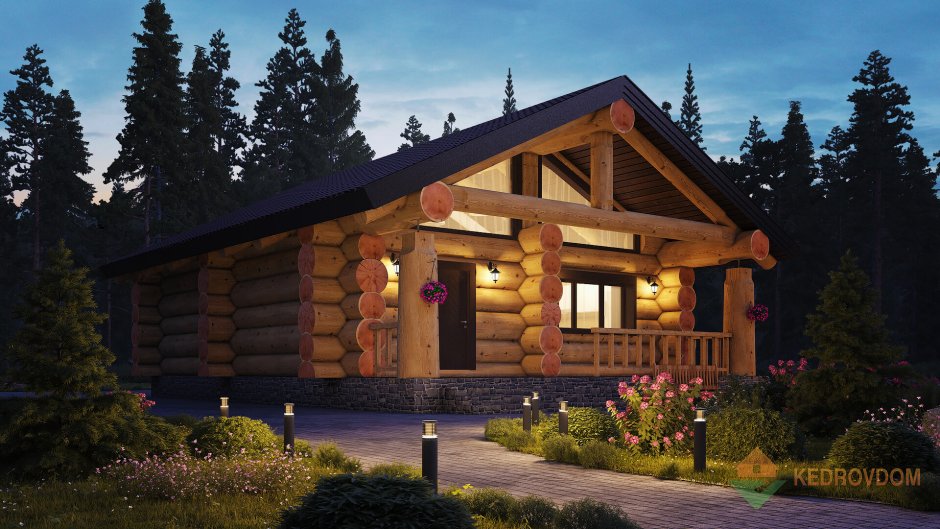 Сибирский кедр элитный сруб
