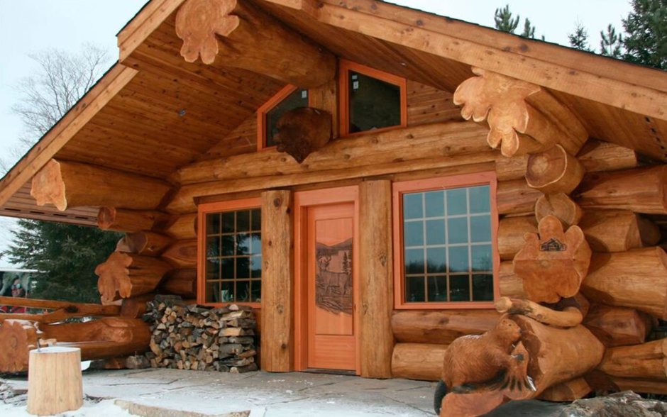 Дом канадская рубка