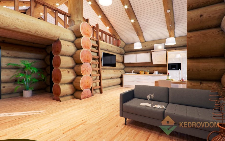 Сибирский кедр элитный сруб