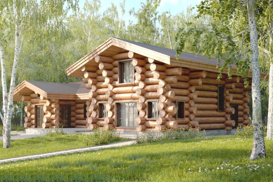 Дом из рубленного бревна