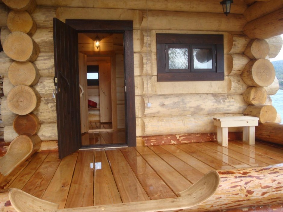 Бани из сруба под ключ внутри
