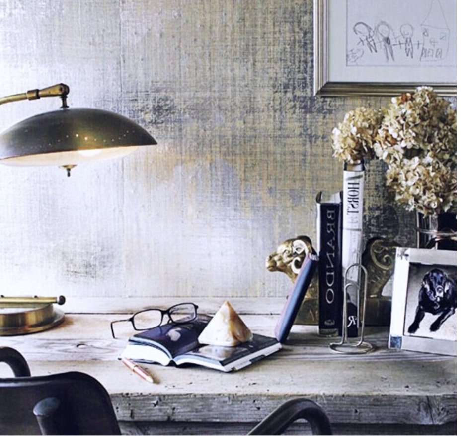 Декоративная штукатурка под металл в интерьере