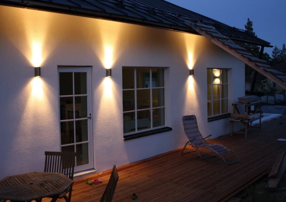 Диодные светильники на веранду