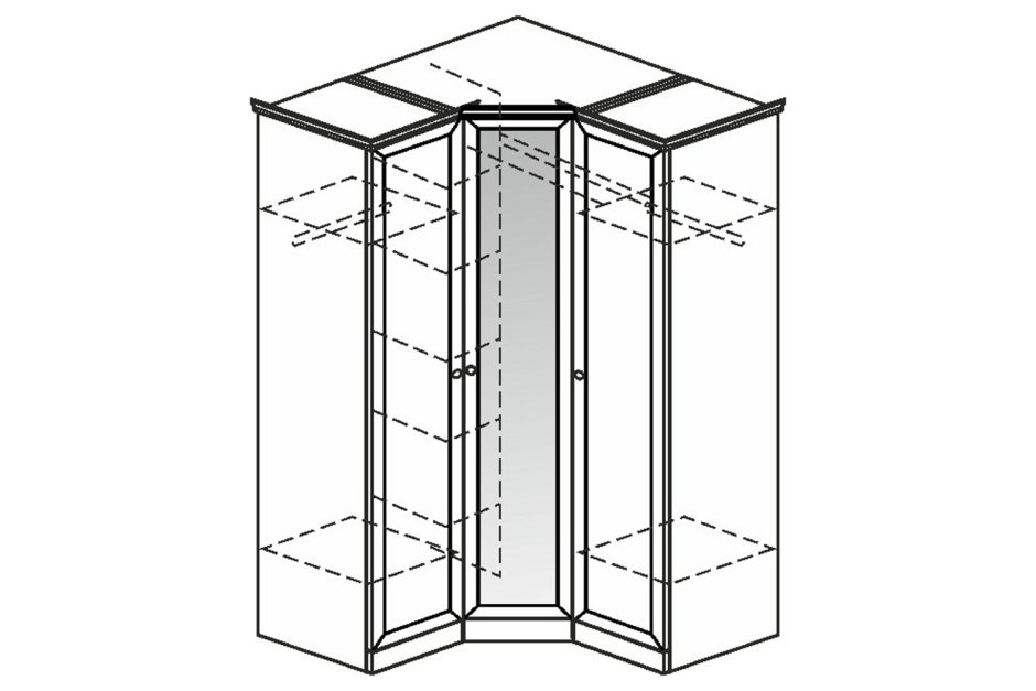 Угловой шкаф Камилла Шатура