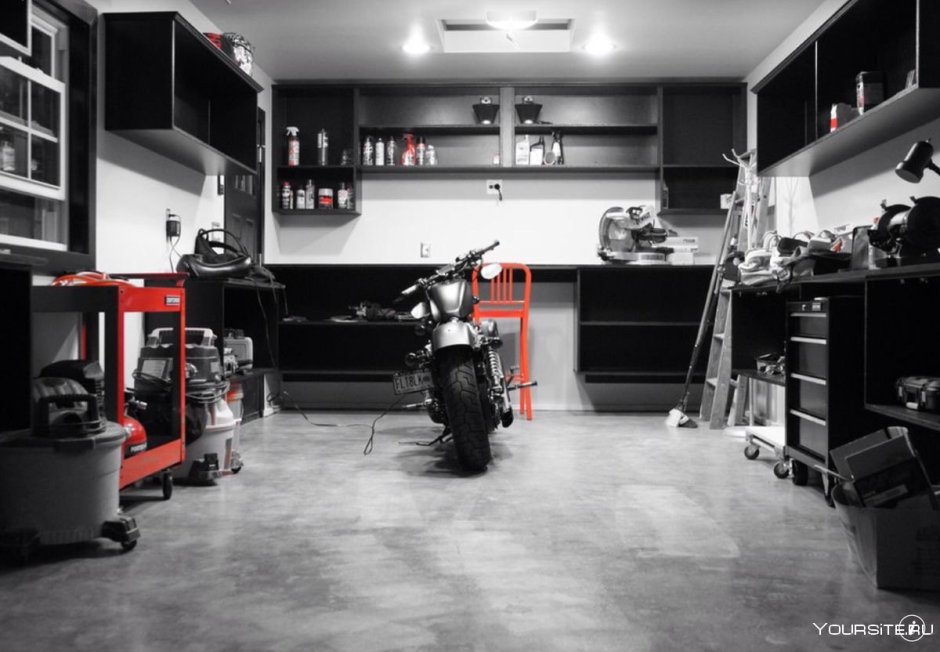 Интерьер автомастерской