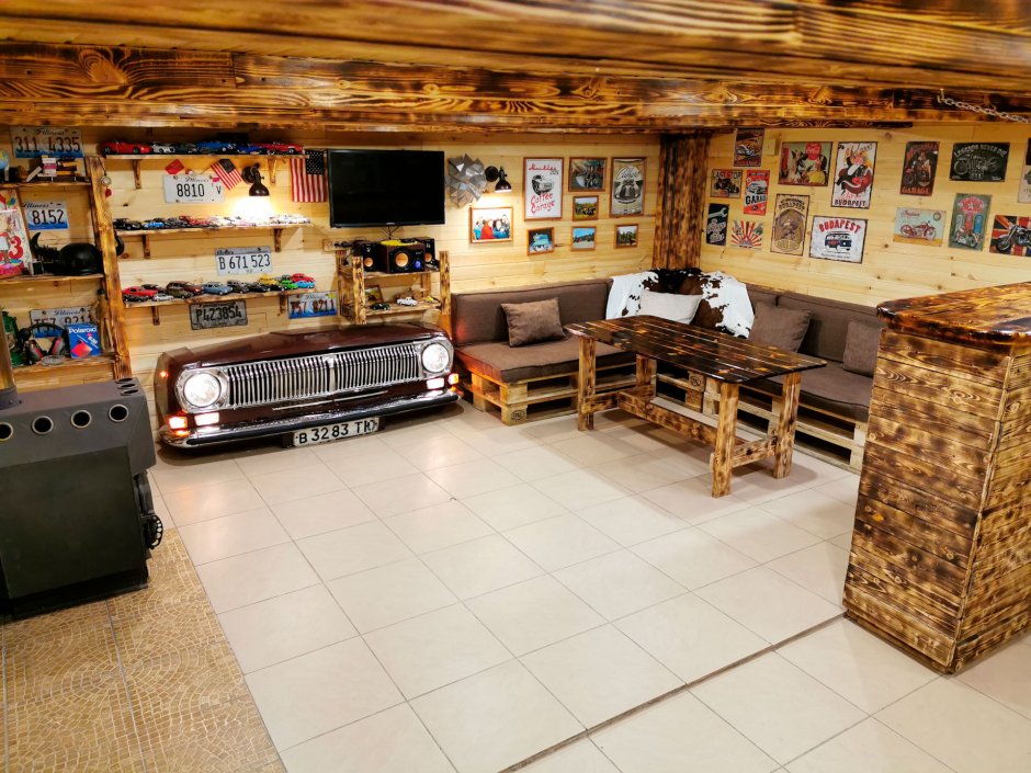 Цокольный этаж мужская Берлога