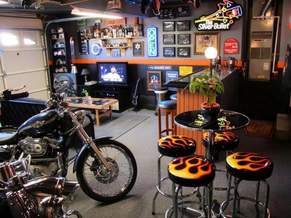 Бар в стиле Харлей Дэвидсон