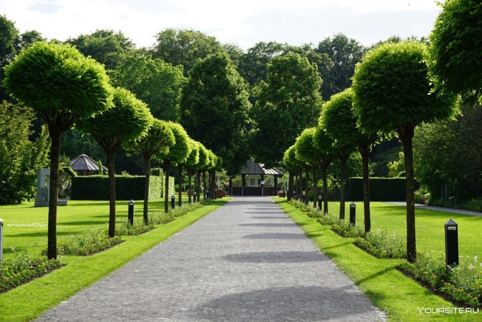 Ландшафтная архитектура сквер Германии