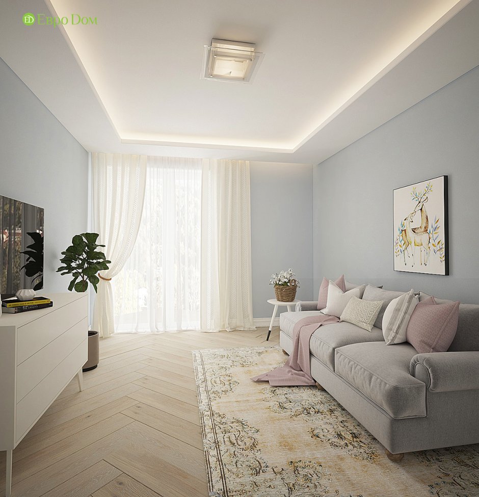 Интерьер в светлых тонах