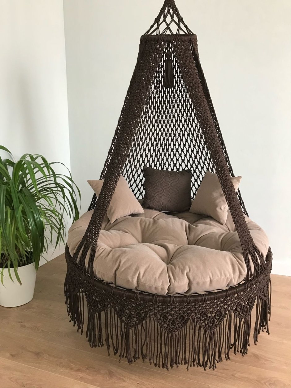 Макраме качели кокон