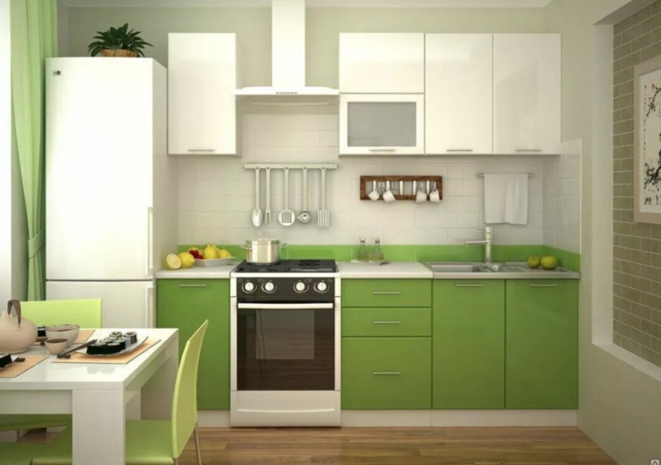 Кухня Валерия салатовый Сурская фабрика