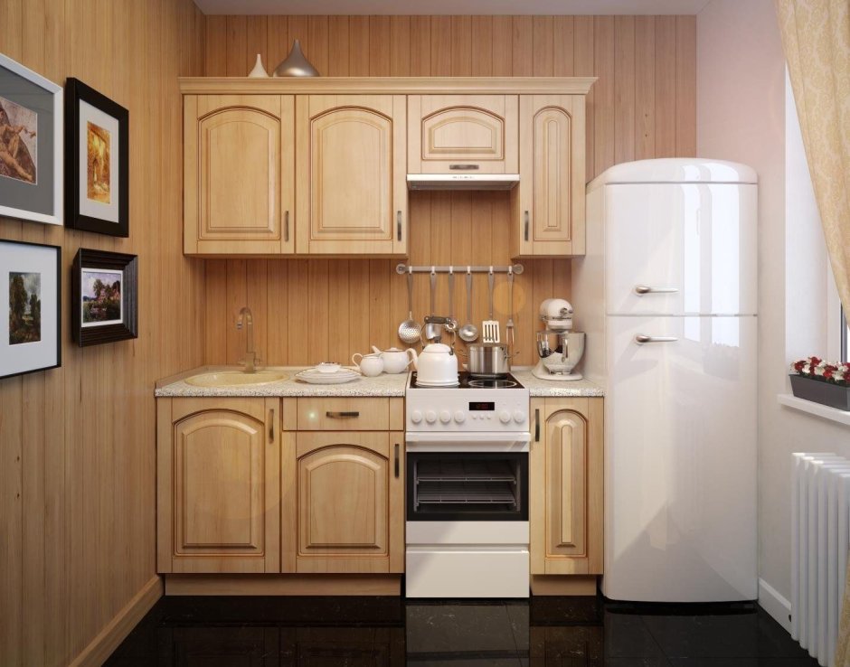 Маленький кухонный гарнитур для маленькой кухни