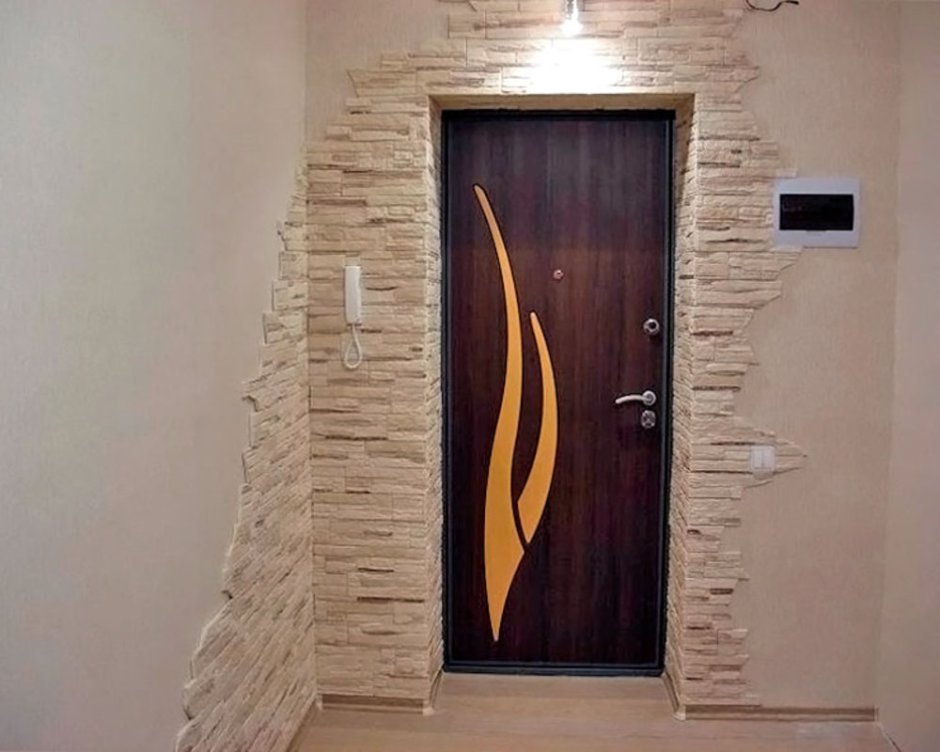 Отделка откосов декоративным камнем