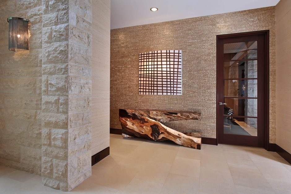Плитка под камень в интерьере
