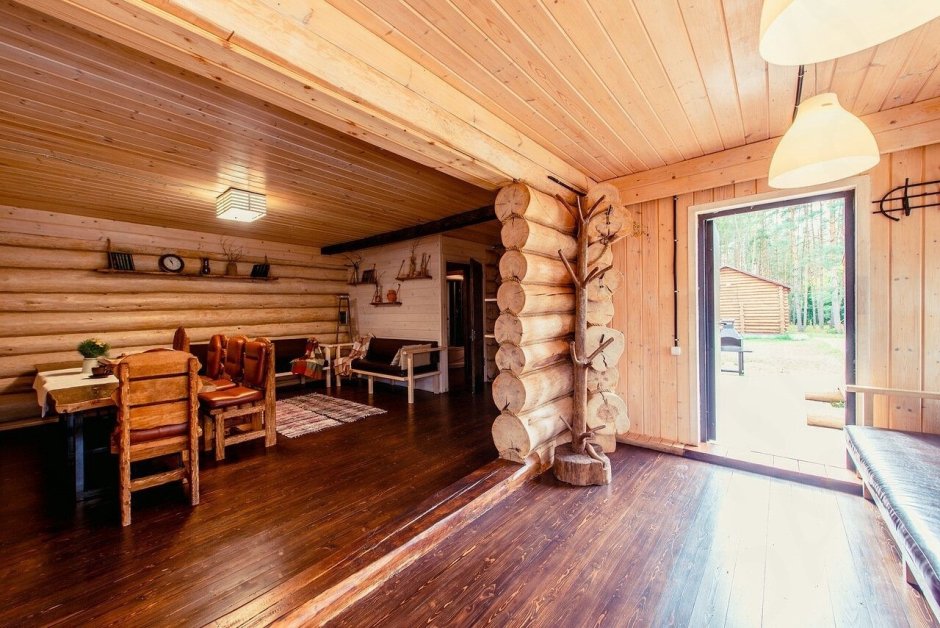 Баня с комнатой для проживания