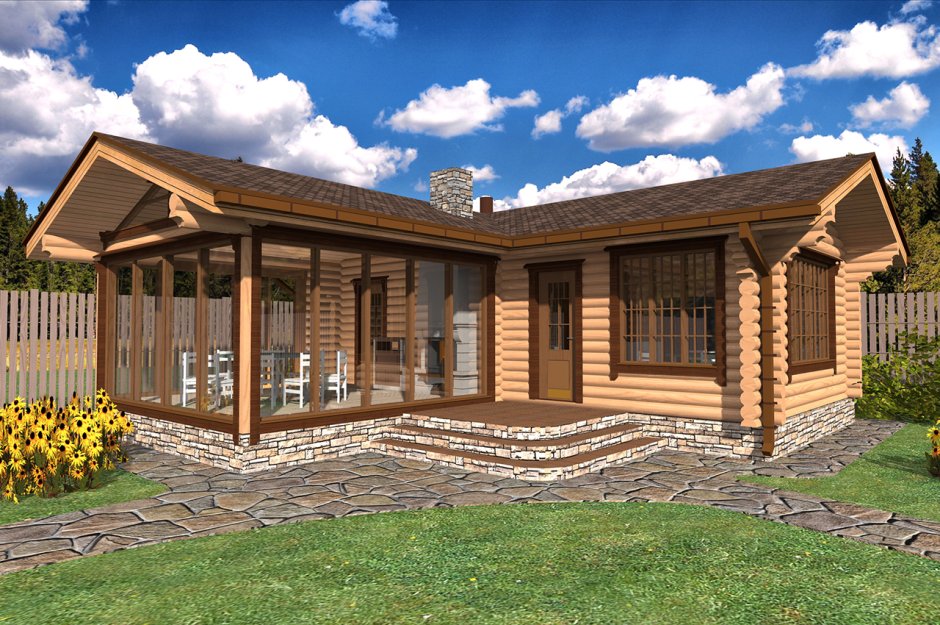 Баня с верандой и барбекю проекты 6х3