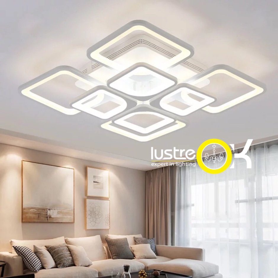 Люстра потолочная светодиодная Caiman Clodt led 200вт