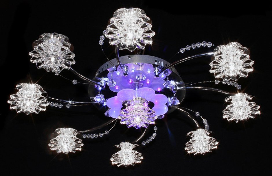 Люстра потолочная светодиодная Tobo l1170-6 с пультом управления