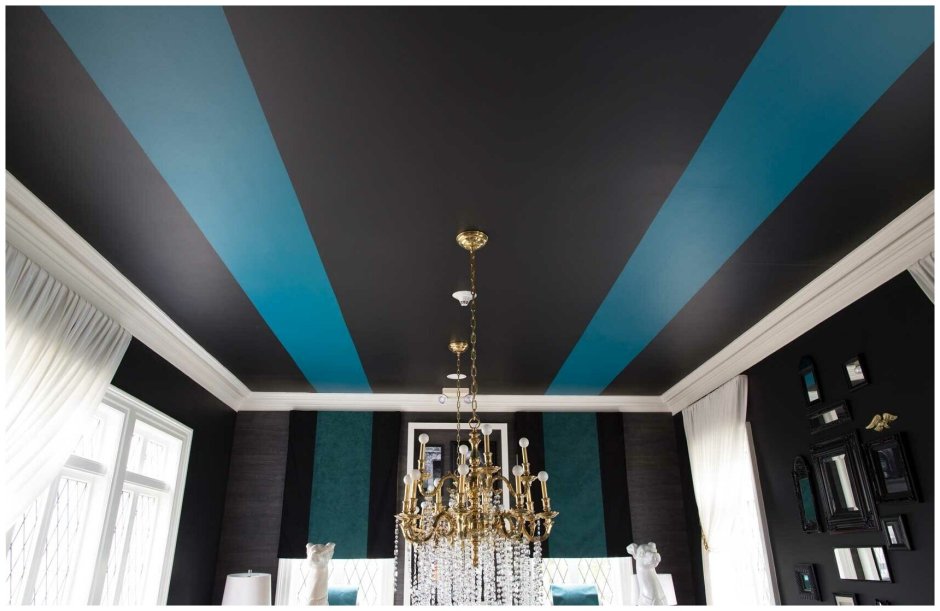 Крашеный потолок