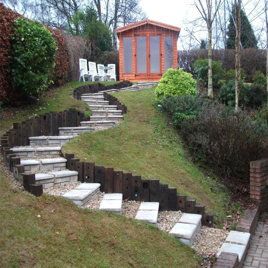 Террасирование склонов холмов