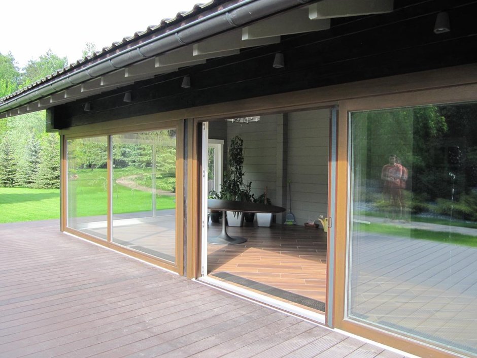 Панорамное остекление террасы