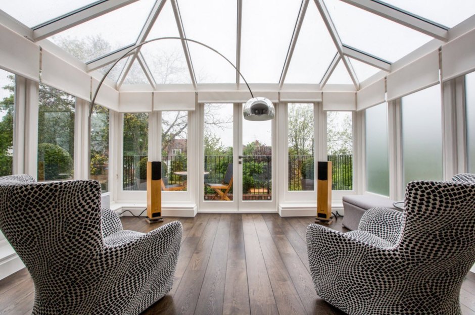 Панорамное остекление веранды