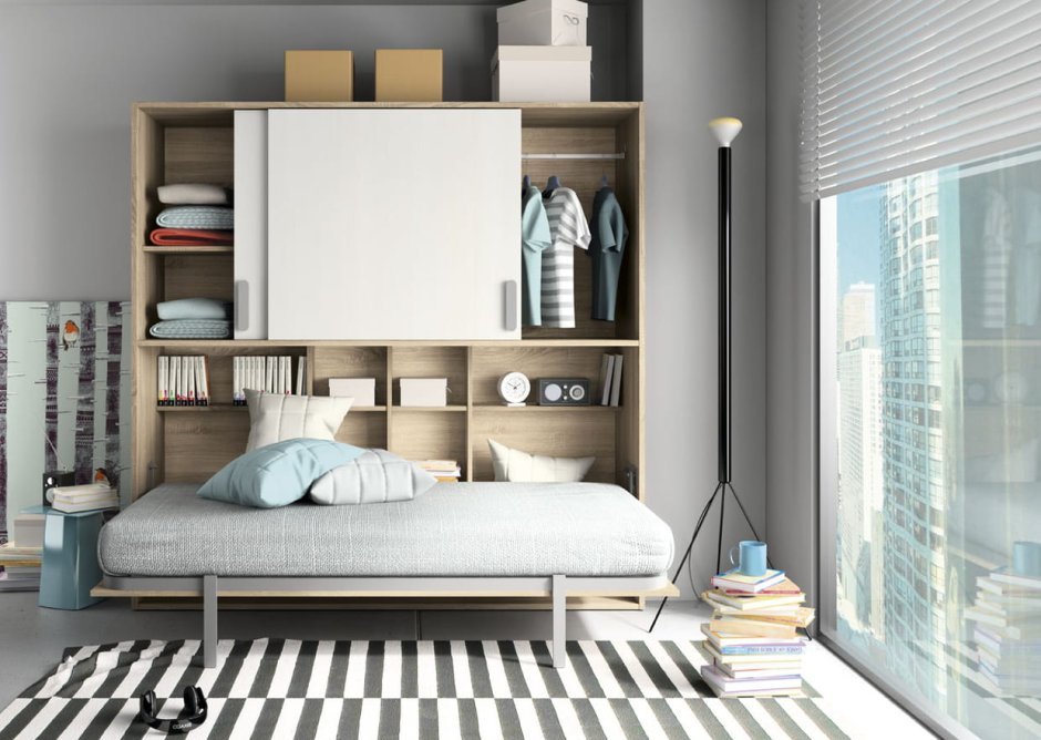 Кровать для подростка в современном стиле