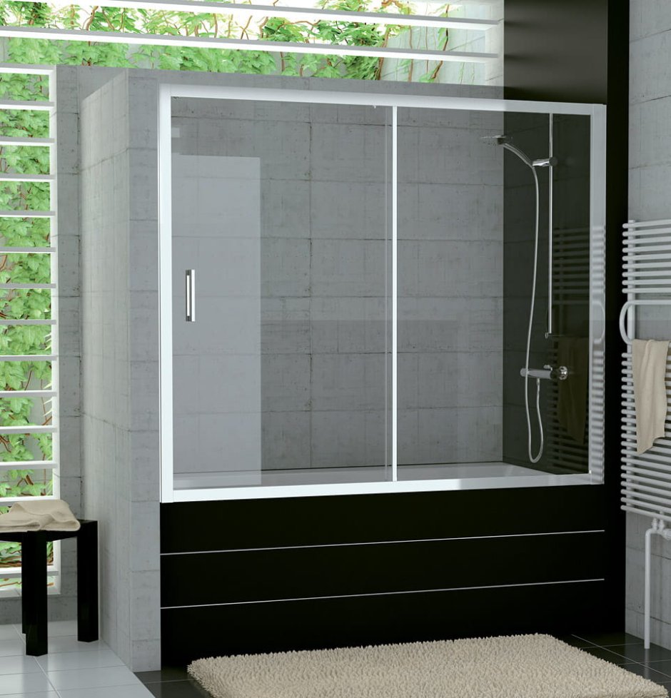 Раздвижные шторы для ванной SANSWISS topb2