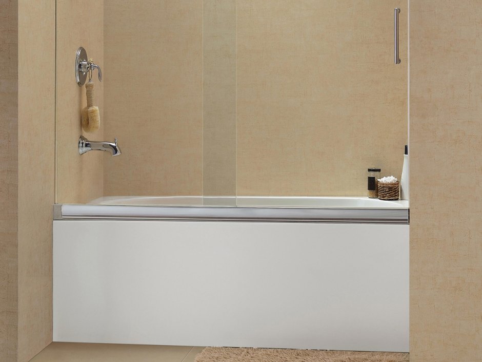 Стеклянные двери для ванны