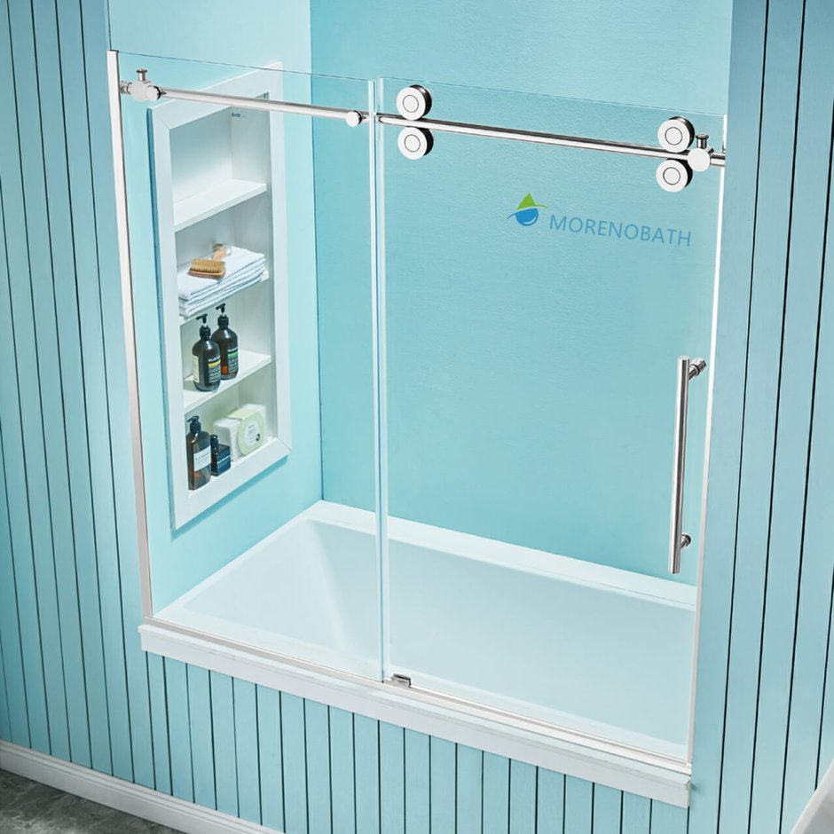 Створки для ванной раздвижные