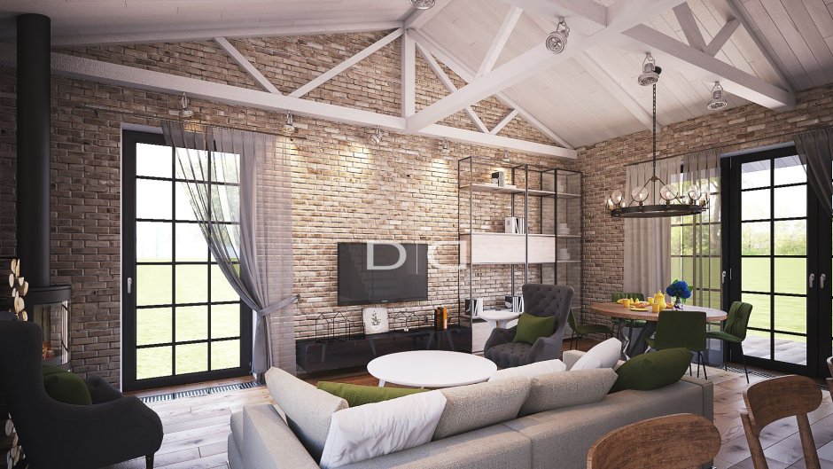 Интерьер лофт