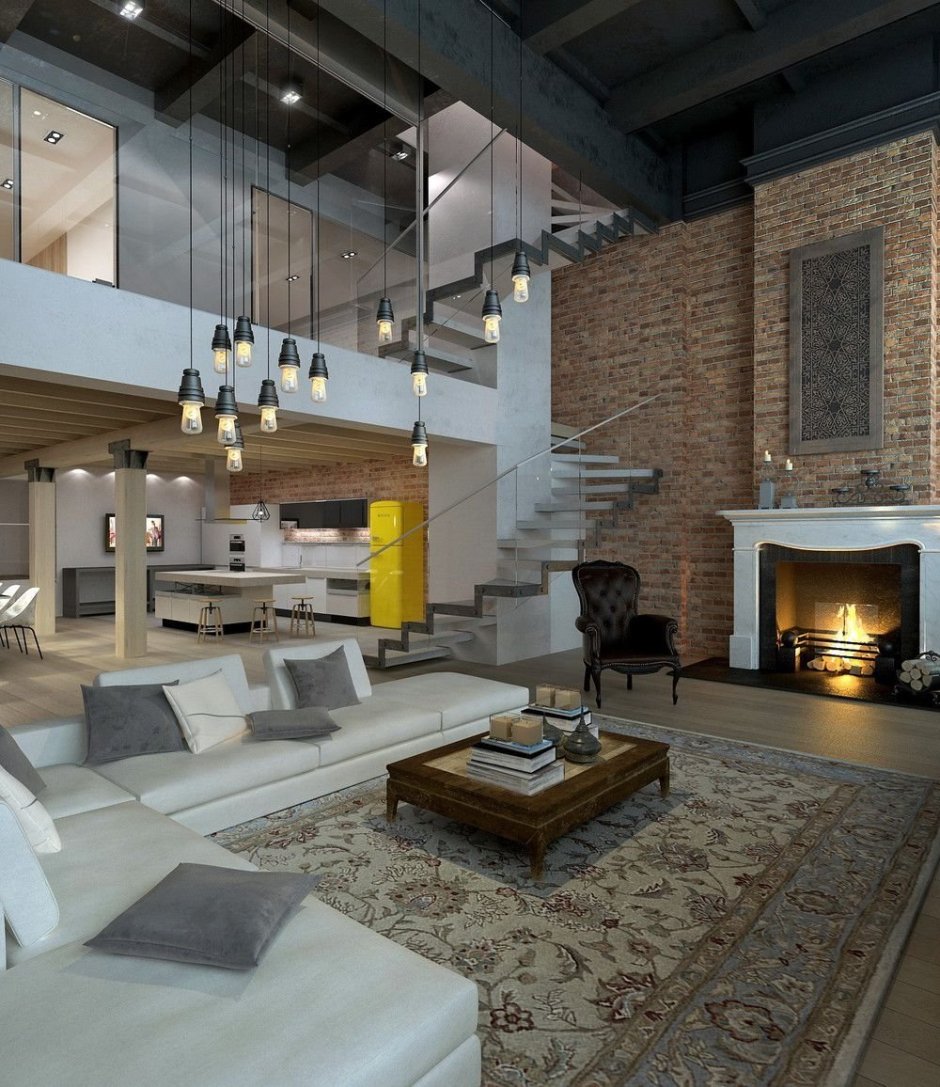 Интерьер загородного коттеджа