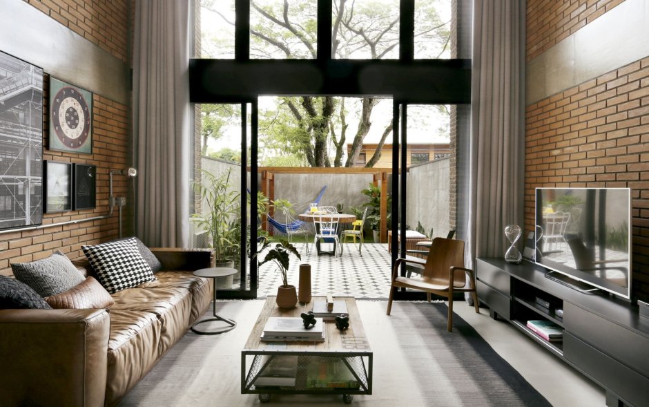 Гостиная лофт второй свет