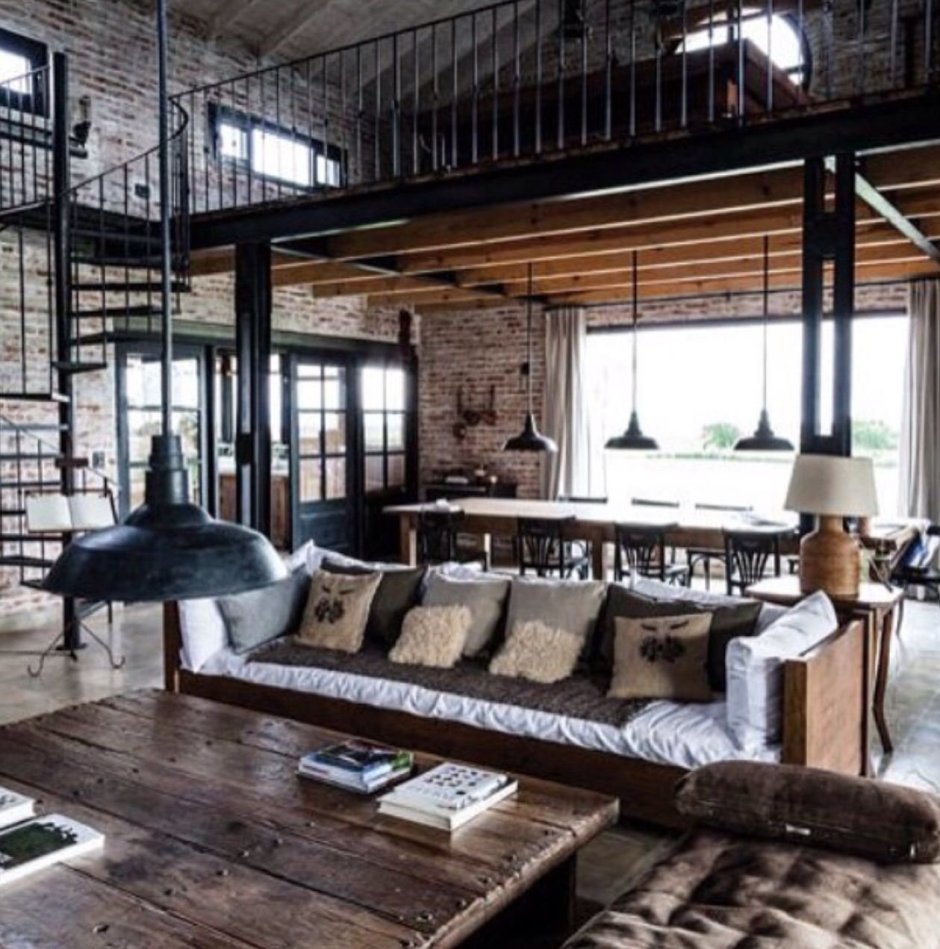 Дом индустриал в стиле лофт