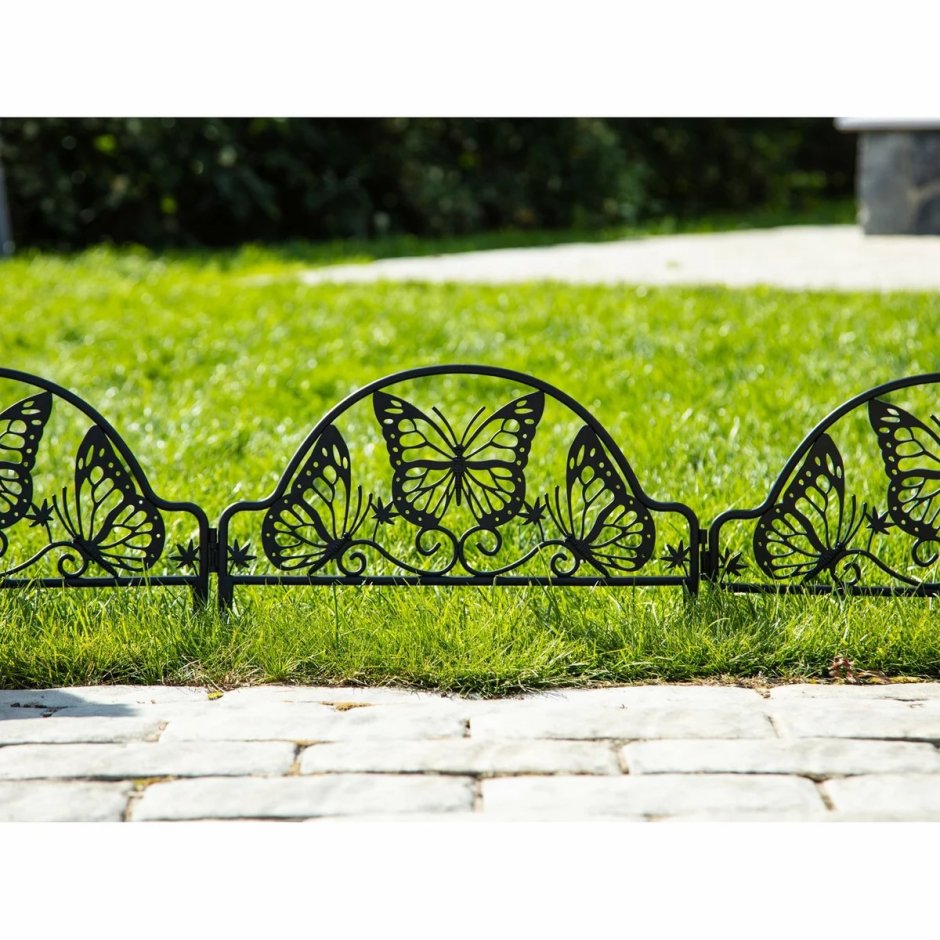 Металлические ограждения для клумб