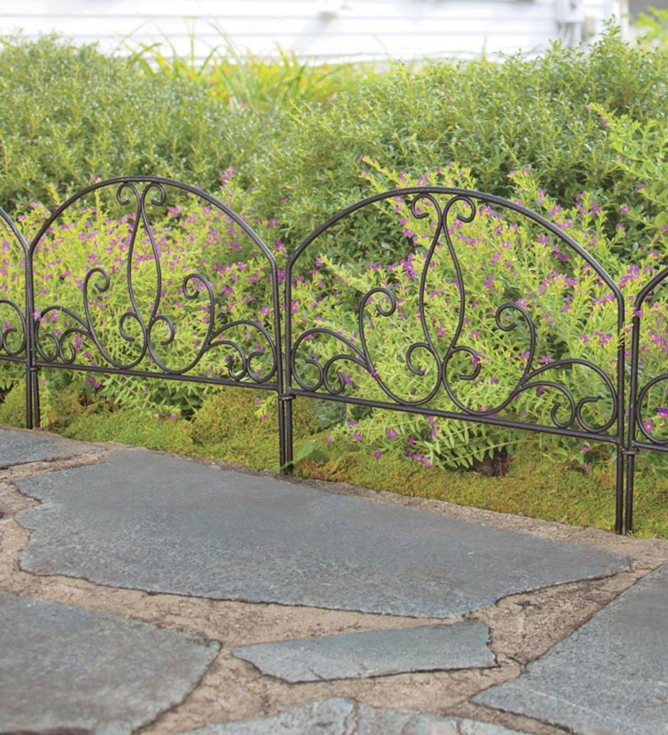 Кованые ограждения для клумб