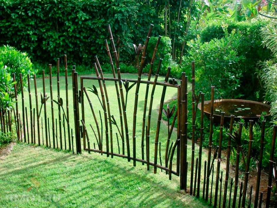 Красивый забор для сада