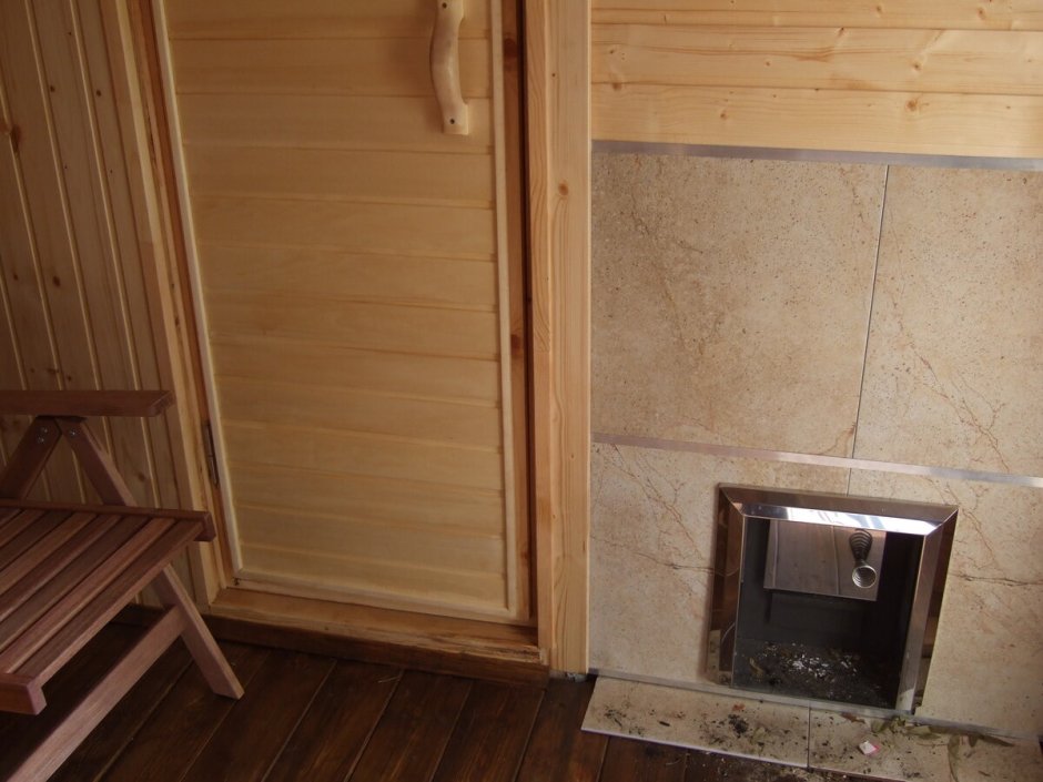Печь "Ангара №4" с топкой из предбанника
