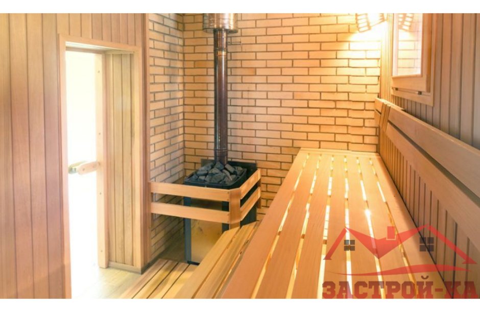 Баня из кирпича 4х5