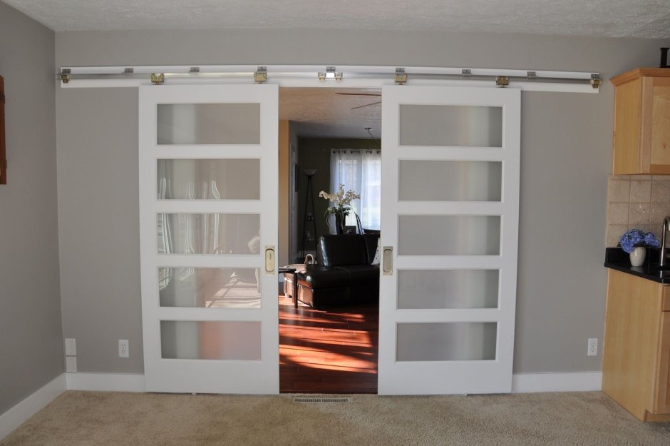 Двойные раздвижные двери межкомнатные