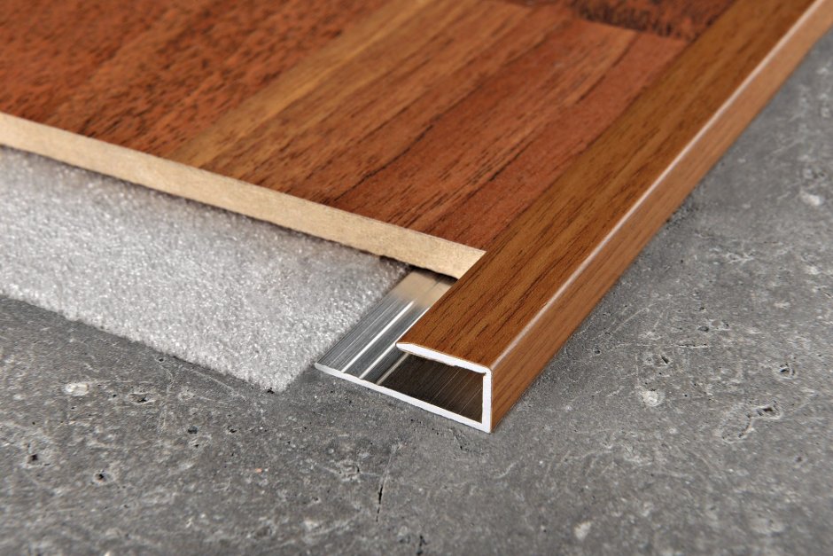 Окантовочный профиль профиль алюминий под дерево