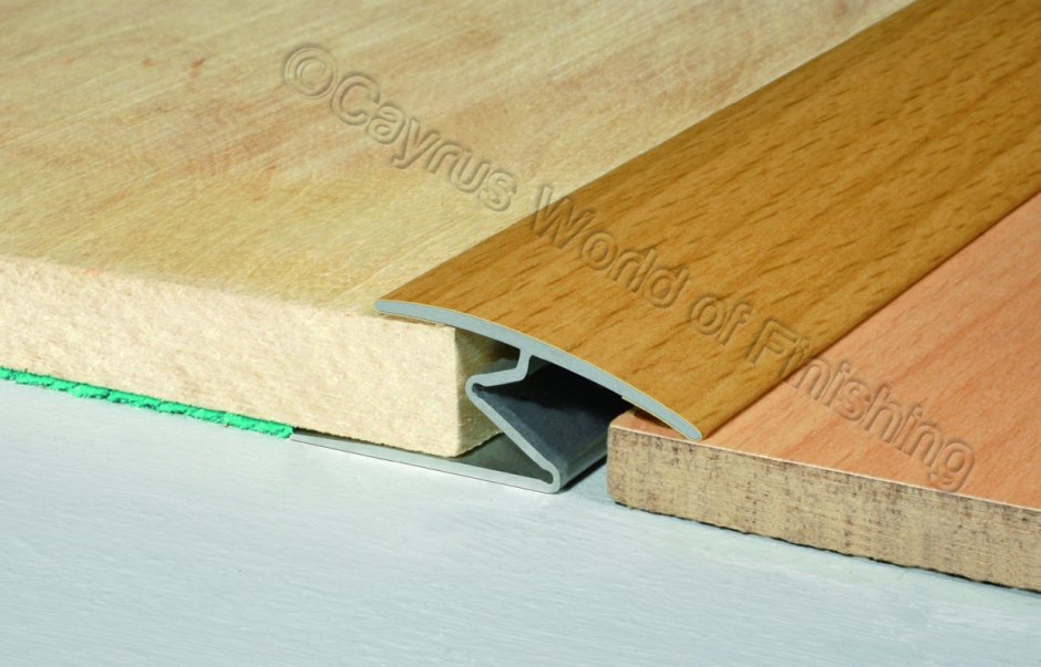 Порожек зажимной разноуровневый а69 Effector 32 мм беленый дуб 901