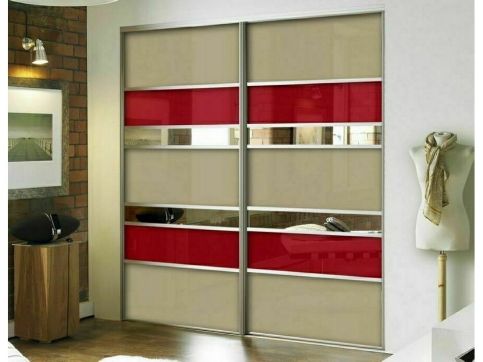 Шкаф купе 4 двери лакобель