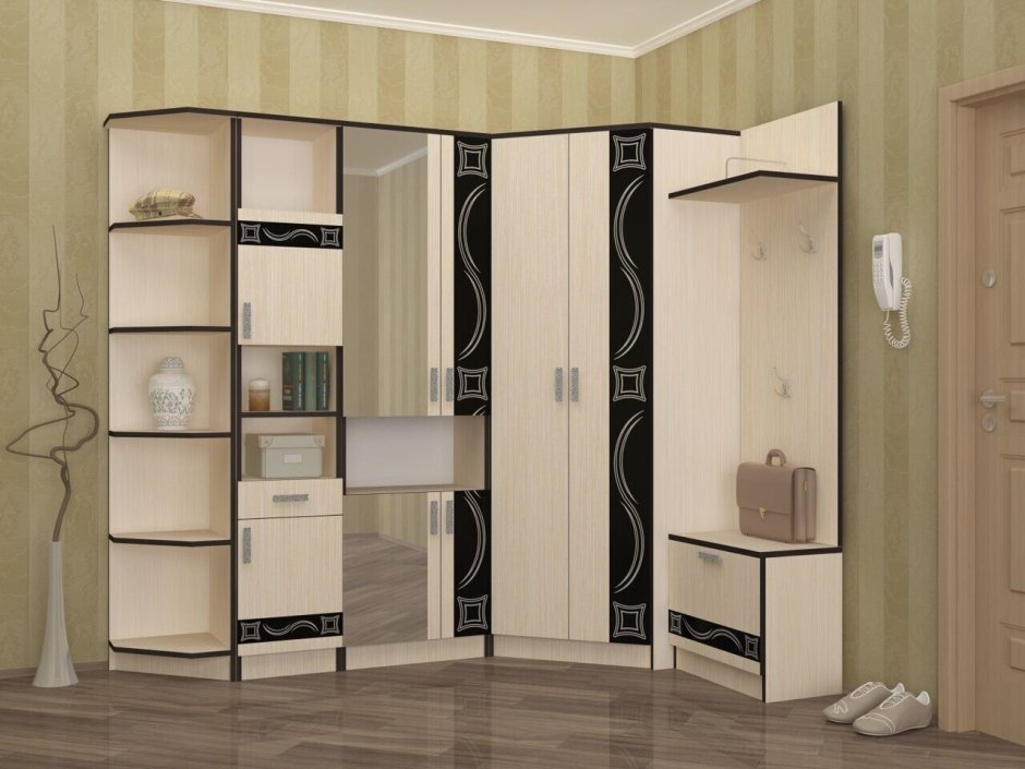 Модульная прихожая Лидер ЛДСП 058