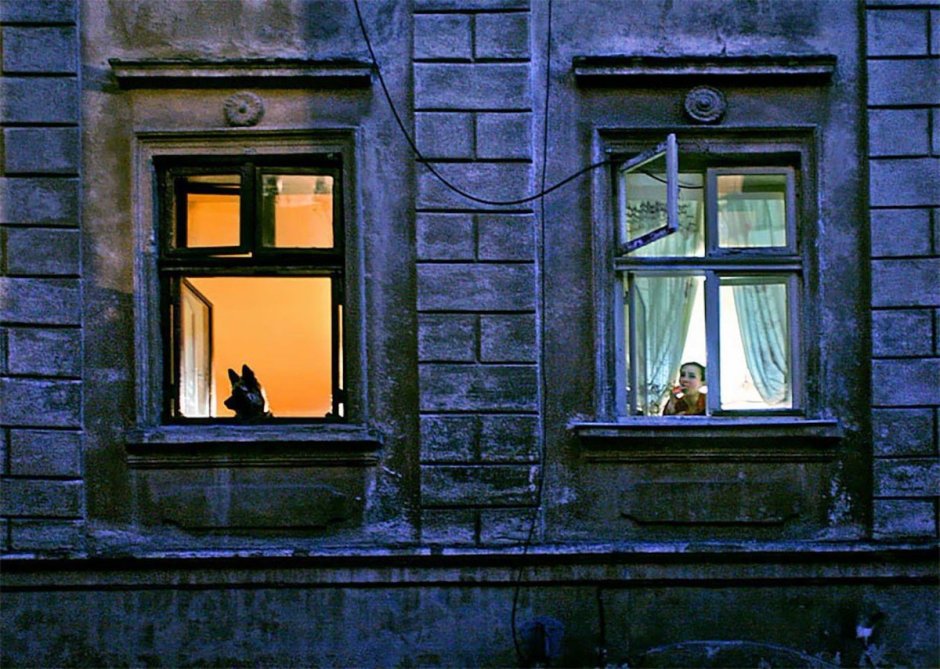 Окно вид с улицы