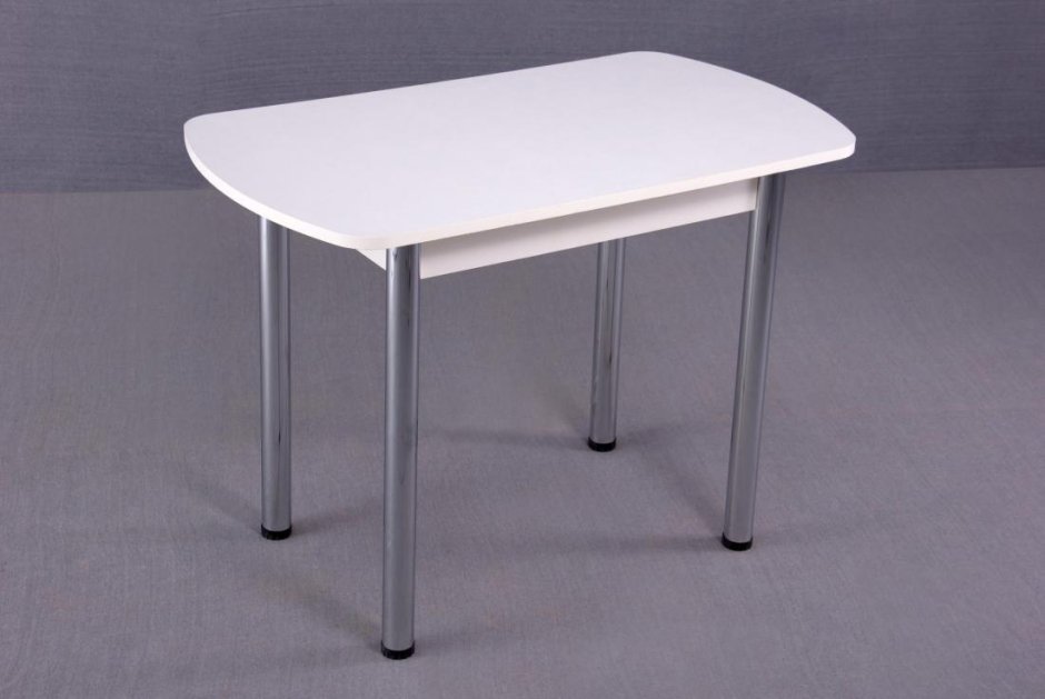 Стол обеденный "Астра" 1000х600 на мет ножках (Оникс)