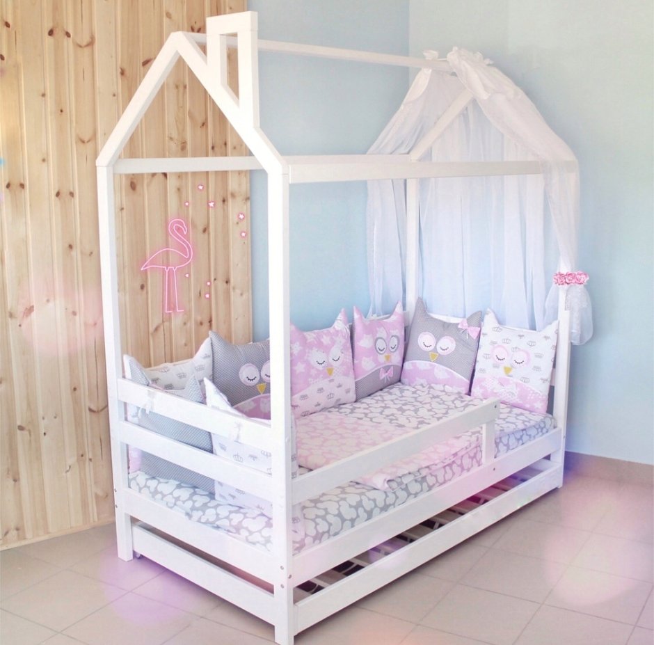 Детские кроватки домики