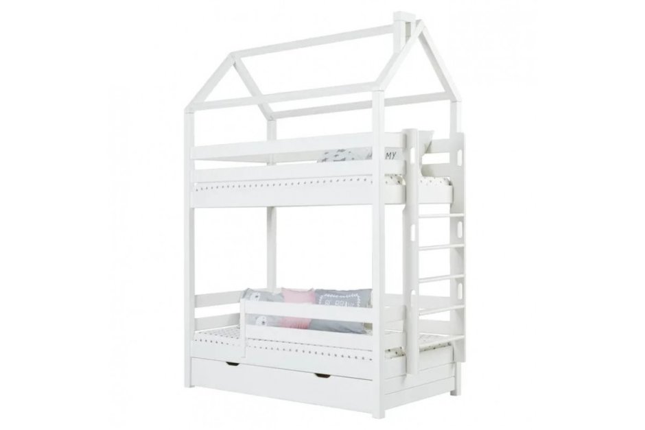 Детская 2-ярусная кровать домик Бильбао СЛК